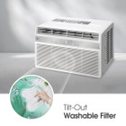 LG 8,000 BTU 115V Electronic Window Air Conditioner and Remote product image