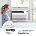 LG 10,000 BTU 115V  Electronic Window Air Conditioner and Remote product image