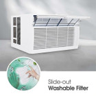 LG 10,000 BTU 115V  Electronic Window Air Conditioner and Remote product image