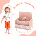 Kids  Wooden Toy Box  with  Bookcase product image
