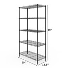 5-Tier Wire Shelving Unit  product image