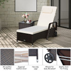 Outdoor Chaise Lounge with Adjustable Backrest product image