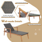 Patio Rattan Chaise Lounge product image