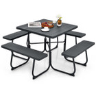 Outdoor Square Picnic Table and Bench Set product image