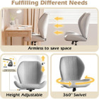 Armless Wide Cross Legged Office Chair product image