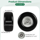 13 x 6.50-6 Tubeless Tires and Wheels (2-Pack) product image