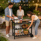 Outdoor Korean BBQ Grill Dining Cart product image
