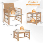 Patio Rattan Furniture (5 Piece Set) product image