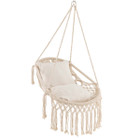 Macrame Swing Chair with Soft Cushions product image