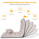 Folding Floor Chair with 5-Position Backrest product image