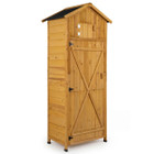 Garden Storage Shed with Lockable Door and Removable Shelves product image