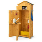 Garden Storage Shed with Lockable Door and Removable Shelves product image