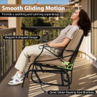 Outdoor Glider Rocking Chair with 105° Inclined Backrest product image