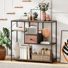 40" Console Table with Drawer and 4-Tier Shelf product image