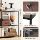 40" Console Table with Drawer and 4-Tier Shelf product image