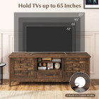 TV Stand with 2 Woven Accent Doors  product image
