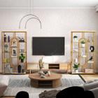 5-Tier Etagere Bookcase with Open Storage Shelves product image