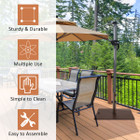 24" Patio Umbrella Base Stand with 2 Adjustable Tightening Knobs product image