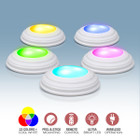 5-Pack Color Changing Wireless LED Lights with Remote Control product image