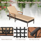 Patio Rattan Chaise Lounge (1- or 2-Pack) product image