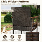 8-Piece Wicker Furniture Set with Coffee Table product image