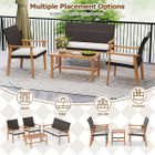 4-Piece Patio Furniture Set with Coffee Table  product image