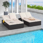 Outdoor Patio Daybed with 6-Level Adjustable Backrest product image