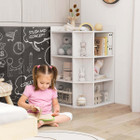 3-Tier Corner Toy Storage Organizer with USB Ports and Outlets product image