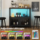 Storage Cabinet with Customizable LED Lighting and Power Strip product image