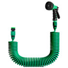 EVA Self-Coiling Garden Hose with Sprayer product image