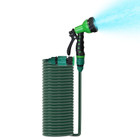 EVA Self-Coiling Garden Hose with Sprayer product image