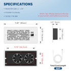 Matulsa Register Booster Fan for 4" x 10" Register Holes  product image