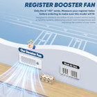 Matulsa Register Booster Fan for 4" x 10" Register Holes  product image