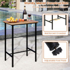 3-Piece Acacia Wood Patio Bar Set product image