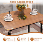 3-Piece Acacia Wood Patio Bar Set product image