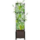 Planter Box with Trellis and Wheels product image