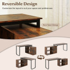 L-Shaped Desk with Power Outlet and Adjustable Shelf product image