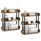 3-Tier Bookshelf with Anti-Tipping Kit and Guardrails product image