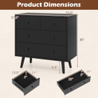 Mid-Century 4-Drawer Dresser product image