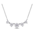 2.45 Carat (ctw) Lab-Created Moissanite Necklace in Sterling Silver product image