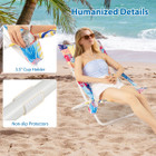 Folding Low Beach Chair with Removable Head Pillow (Set of 2) product image