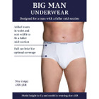 Men's Classic White Briefs (6 Pack) product image