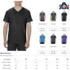 Alstyle Adult Ringspun Cotton V-Neck T-Shirt (Size Small) product image