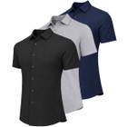 Men’s Button-Up Short Sleeve Dress Shirt (3-Pack) product image