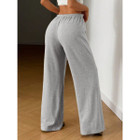 Women's Soft Knit Drawstring Wide Leg Pants product image
