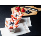 25-Pack 9oz Disposable Party Cups, Napkins, and Paper Straws product image