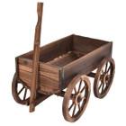 Wood Wagon Flower Planter product image