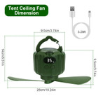 3-in-1 Portable Camping LED Fan product image