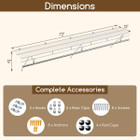 Closet Shelf with Hanging Rod product image