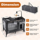 4-in-1 Adjustable Baby Bedside Sleeper  product image